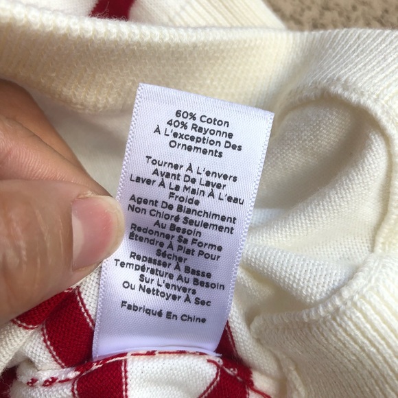 Talbots striped bow sweater - Picture 6 of 6